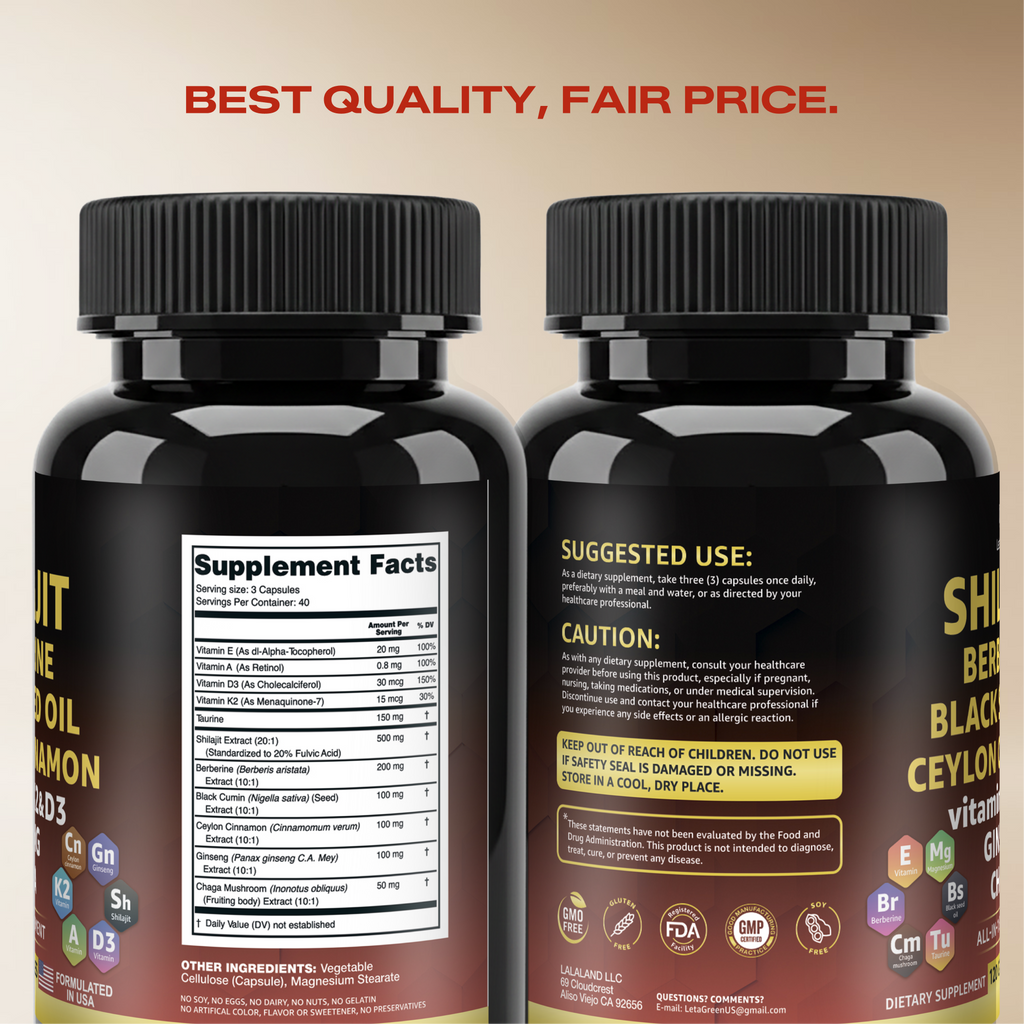 Shilajit & Berberine